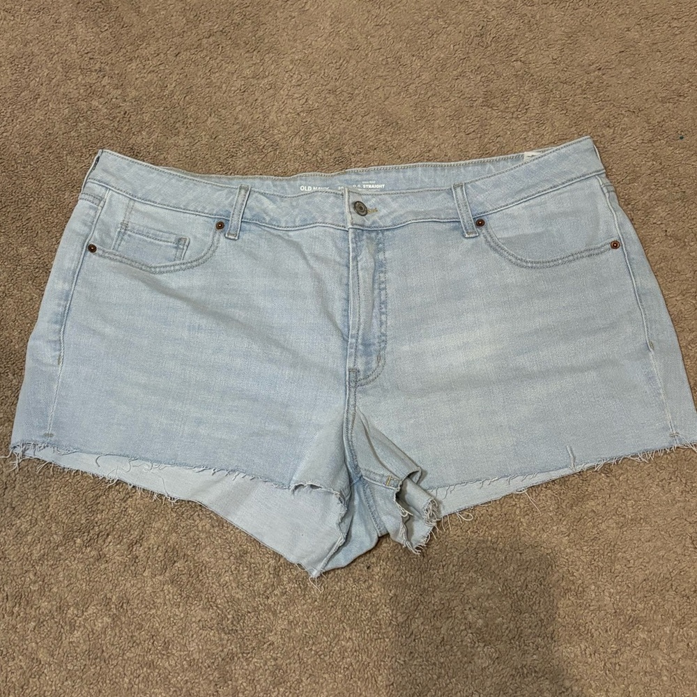 Old Navy High-Rise O.G. Straight Jean Shorts